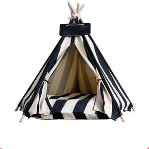Tente d'été personnalisée pour animaux de compagnie, lit pour <span class=keywords><strong>chien</strong></span> mignon, amovible et lavable, portable pour petits et moyens chats, tentes portables - Product Image 1