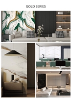 Panneau mural en PVC de haute qualité, feuille de marbre, solution décorative imperméable et ignifuge