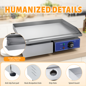 Plaque chauffante électrique <span class=keywords><strong>de</strong></span> qualité supérieure avec contrôle précis <span class=keywords><strong>de</strong></span> la température et surface lisse, idéale pour les restaurants <span class=keywords><strong>de</strong></span> restauration rapide - Product Image 4