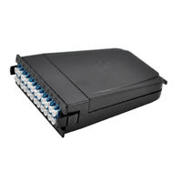 Módulo de Cassette de Fibra Óptica Skylynn MPO 12x LC Duplex, Monomodo 0.9mm, Montable en Rack, para Telecomunicaciones FTTH, Garantía de 5 Años