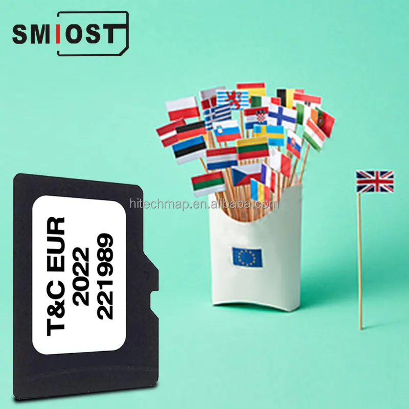 SMIOST CID değişim GPS navigasyon haritası yazılımları araba anıt Carte ire ire için mikro TF kart 16GB Opel dokunmatik 221989