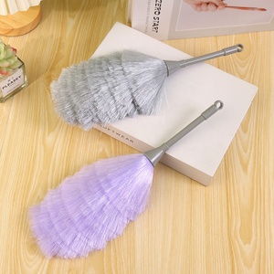 Fluffy Mini mềm bàn phím máy tính Cleaner Kit với <span class=keywords><strong>microfiber</strong></span> Khăn lau bụi PP bàn chải để làm sạch - Product Image 2