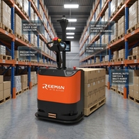 Transpalette sans conducteur de 1,5 tonne avec détection d'obstacles par vision 3D pour l'automatisation des entrepôts d'usines intelligentes