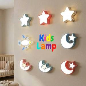 Plafonnier LED pour chambre d'enfant, design moderne et minimaliste, protection oculaire, en fer, pour salon et salle à manger, spectre <span class=keywords><strong>complet</strong></span> CRI 98 - Product Image 1