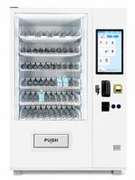 Máquina Expendedora Refrigerada Inteligente con 60 Selecciones, Pantalla Táctil Android de 21.5 Pulgadas, Gestión en la Nube y Pago MDB