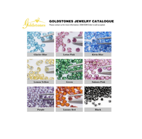 Goldstones Loose Moissanite 0.001-0.09CT Couleur Melee Moissanite Rouge Jaune Rose Vert Bleu Moissanite