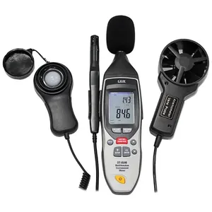 DT-859B เครื่องวัดสภาพแวดล้อมดิจิตอลอเนกประสงค์ 5-in-1 (ใบพัดขนาด 70 มม.) พร้อมซอฟต์แวร์อินเทอร์เฟซ USB กล่องของขวัญและกระเป๋าใส่ - Product Image 1