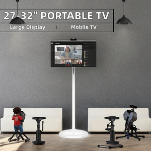 Televisor Inteligente Portátil Android 13 de 32 Pulgadas con Retroiluminación LED, 6GB+64GB, Blanco, para Gimnasio y Hogar, Incluye Soporte - Product Image 2