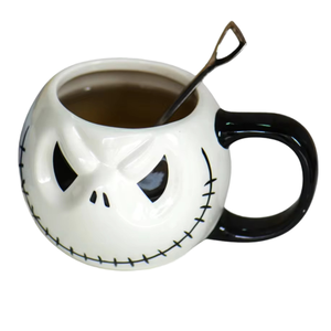 Taza de Café de Cerámica con Diseño de Sonrisas Malvadas, Regalo Novedoso de Halloween, 300 ml de Capacidad, Apta para Microondas y Lavavajillas, Regalos de Dibujos Animados - Product Image 1