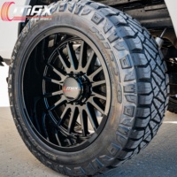 Jantes en aluminium forgé SRW à profil profond, sur mesure, 24x12, 24x14, 26x16, 8x6.5, 8x165.1 pour Dodge Ram 2500 3500 et Chevrolet Silverado 2500
