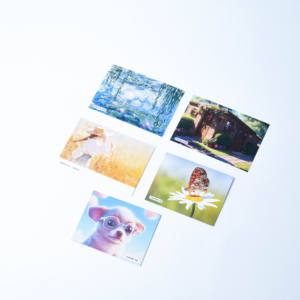 منخفضة موك شعار مخصص مطبوع بالألوان الكاملة تصميم بطاقات بريدية شكرا بطاقات بريدية ترويج الأعمال - Product Image 2