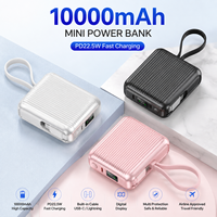 Nouveaux produits 2026 : Batteries externes 10000 mAh, mini batterie externe, charge rapide PD22.5W, affichage numérique, logo personnalisé en usine