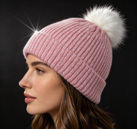 Bonnet en tricot réfléchissant à pompon, motif écossais, personnalisable avec logo, unisexe, ajustable, en acrylique, pour sports de plein air et usage décontracté