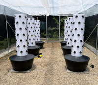 Système de jardinage hydroponique sans terre, tour de jardinage hydroponique, systèmes de culture hydroponique familiaux, culture verticale en tour pour légumes et fleurs