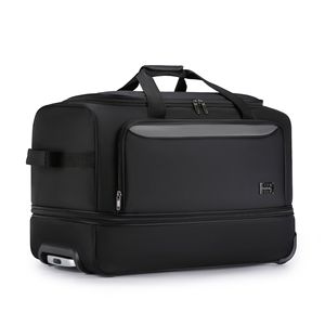 Sac de voyage pliable en tissu Oxford grande capacité, imperméable et durable, avec fermeture éclair, pour déménagement, voyage d'affaires, école, rangement de couettes - Product Image 1