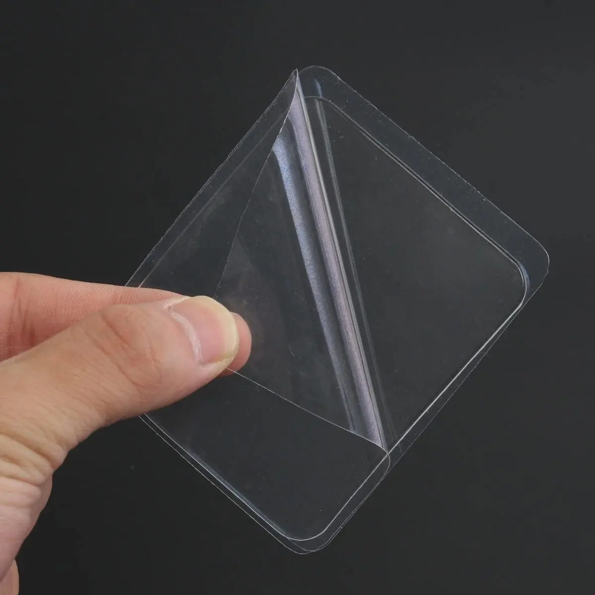 Customized Reusable Clear Super Stick Non Slip Adhesive Pu Gel Pad Cell Phone Anti Slip Pad