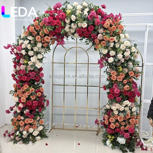 Arco Floral Personalizable LEDA para Bodas, Fiestas de Bebés, Cumpleaños y Eventos, Decoración con Flores Artificiales - Product Image 6