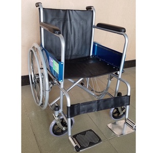 Gratis lampu kustom Walker 809 kursi roda ringan baja Manual untuk harga rehabilitasi - Product Image 6