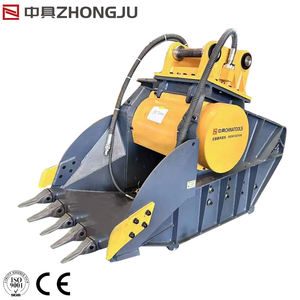 1-50 टन खुदाई के लिए मोटर के साथ खुदाई हाइड्रोलिक रॉक क्रशर बाल्टी - Product Image 1