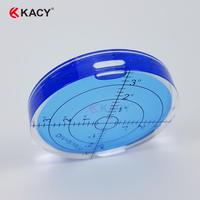 Petit niveau à bulle rond de niveau à bulle de 60*10mm pour la mesure de nivellement de machine