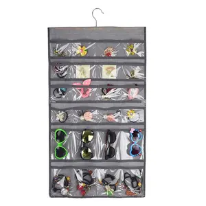 Klare Taschen Ohrring Ring Schmuck Verpackung Display Rolling Hanging Jewelry Storage Organizer