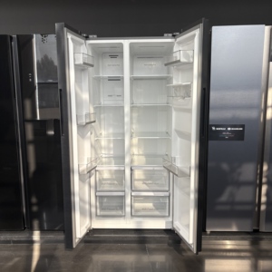 Réfrigérateur-congélateur c 540L côte à côte avec <span class=keywords><strong>distributeur</strong></span> <span class=keywords><strong>d</strong></span>'<span class=keywords><strong>eau</strong></span> - Grande capacité, sans givre, pour cuisine domestique, économe en énergie - Product Image 2