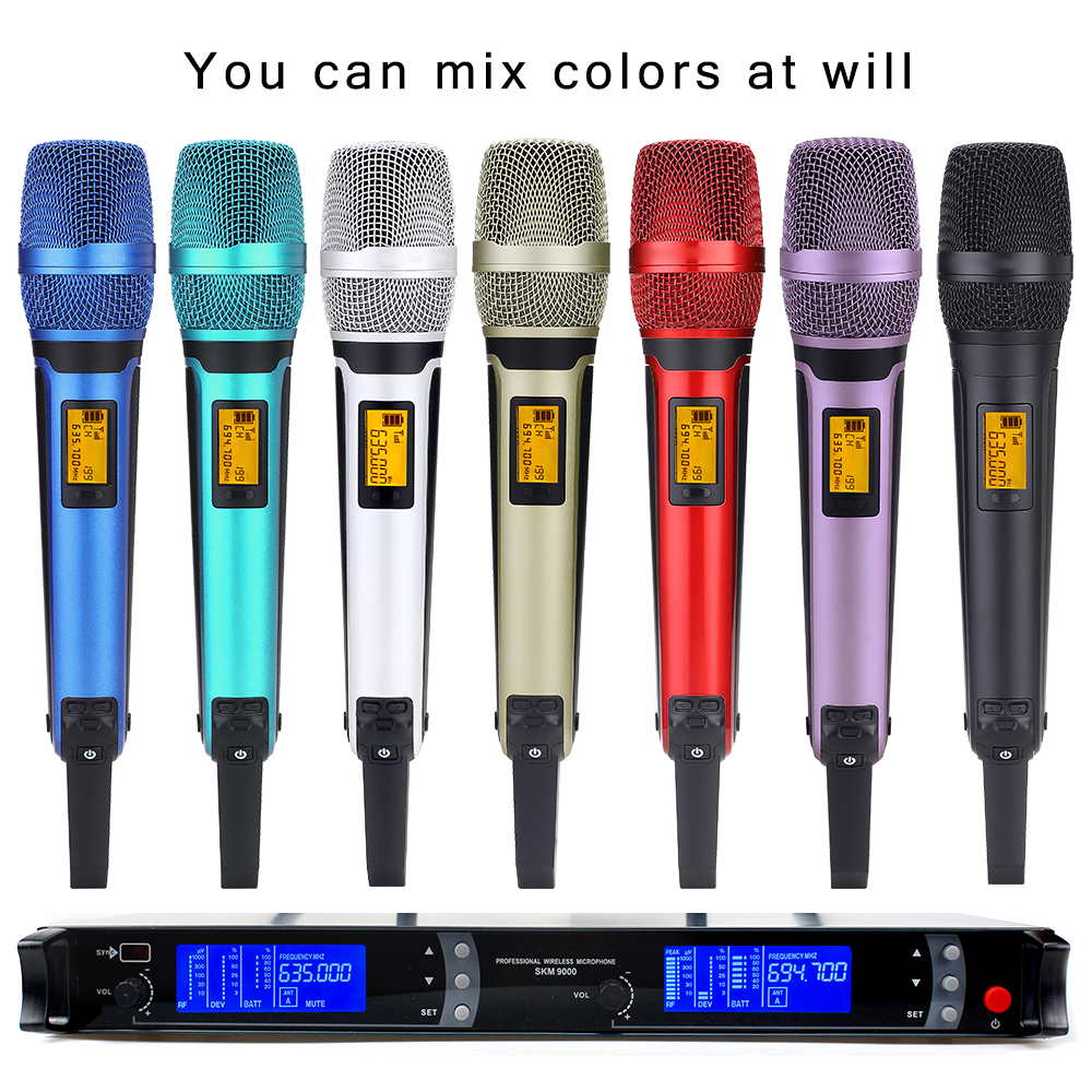 携帯電話ワイヤレスマイクUHFワイヤレスマイクカラオケシステム