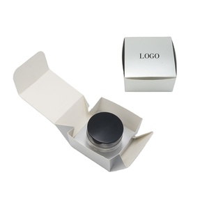 Cardboard Coated Paper Box Custom Cosmetic Organic Skincare Cream Jar Packaging Boxes