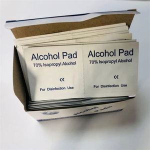 Toallitas húmedas para decoración de uñas de alta calidad, almohadillas desechables de <span class=keywords><strong>alcohol</strong></span> isopropílico 70% para uso de desinfección - Product Image 1