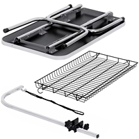 Table de toilettage pliable pour grands chiens, station de toilettage multifonctionnelle pour animaux de compagnie pour le bain et le séchage