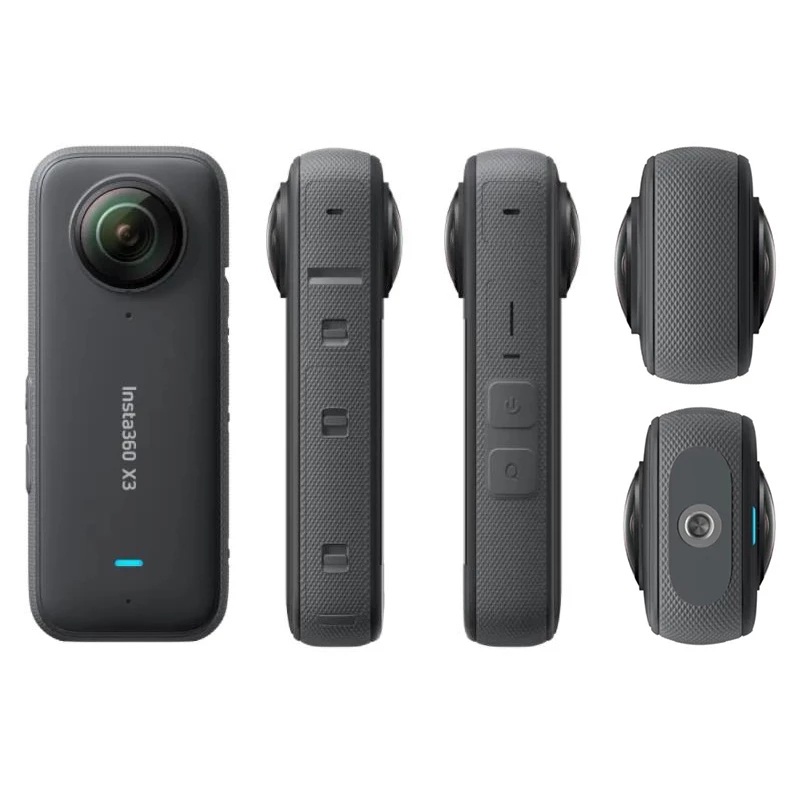 Insta360 X3 Sky Fly JHD Kamera Aksi 360 Kamera Aksi Insta 360 Video 5.7K ONE X3 Baterai 1800MAh 10M Kamera Stabilisasi FlowState Tahan Air