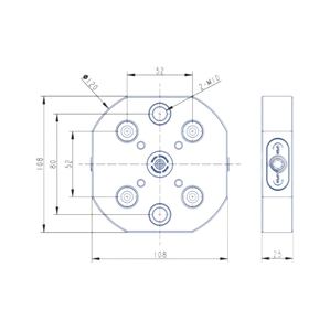 मैनुअल शून्य-बिंदु त्वरित परिवर्तन प्लेट - Product Image 2
