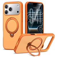 Funda para iPhone 17 Pro Max con Anillo Magnético Invisible y Protección de Grado Militar para iPhone 17e Air 16 Plus 15