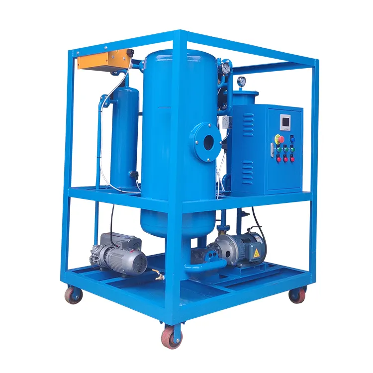 Huazheng olio lubrificante macchina per la pulizia del lubrificante olio dielettrico sistema di riciclo usato trasformatore attrezzature per la purificazione dell'olio