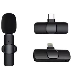 Mini Microphone Lavalier professionnel sans fil sans fil extérieur en direct antibruit mobile K9 microphone sans fil
