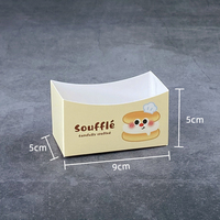 Boîte cadeau de boulangerie en carton blanc avec logo personnalisé, étiquette privée, avec poignée, emballage portable pour gâteau soufflé, taille personnalisée OEM