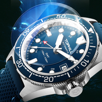 Reloj de Buceo Profesional para Hombre - Resistente al Agua, Acero Inoxidable 316L, Automático, con Bisel Giratorio, Esfera Superluminosa