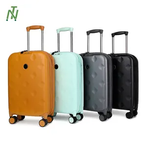 Desain baru 20/24/28 inci ABS Pc tas troli kabin Set bagasi lipat koper tas Travel troli