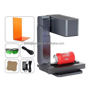 Machine de gravure laser électrique portable mini de bureau, refroidie par eau, pour la découpe du bois contreplaqué, le marquage du verre et la gravure DIY sur pierre - Product Image 1