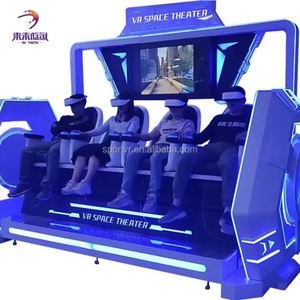 Simulador de Vuelo 9D de Realidad Virtual con 4 Asientos, Experiencia Inmersiva e Interactiva Educativa para el Hogar y Exteriores, con Temática de Transbordador Espacial - Product Image 1