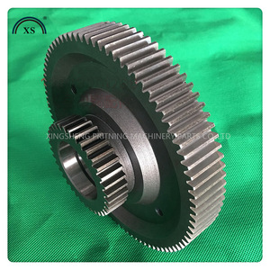 Heidelberg <b>Printing</b> Accessories Sm Pm74 Ink Roller Double Gear M2.010.13301 Steel Precision Part - Product Image 1