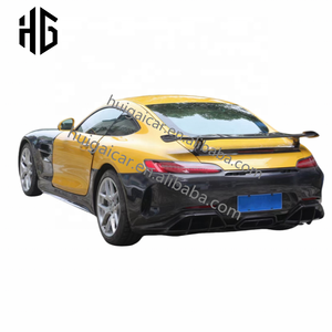 Actualización Facelift <span class=keywords><strong>GTR</strong></span> estilo faldones laterales delanteros guardabarros parachoques trasero montaje parrilla cuerpo Kit para <span class=keywords><strong>Mercedes</strong></span> Bens <span class=keywords><strong>AMG</strong></span> a <span class=keywords><strong>GTR</strong></span> Bodykit - Product Image 4