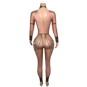 <span class=keywords><strong>Disfraz</strong></span> <span class=keywords><strong>de</strong></span> Faraón Egipcio para Mujer, Mono Sexy con Diamantes <span class=keywords><strong>de</strong></span> Imitación <span class=keywords><strong>de</strong></span> Drag Queen, Leotardo <span class=keywords><strong>de</strong></span> <span class=keywords><strong>Bailarina</strong></span> para Fiesta y Club - Product Image 4