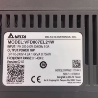 Inversor vectorial sin sentido serie Delta 750W monofásico VFD007EL21W W potencia nominal AC