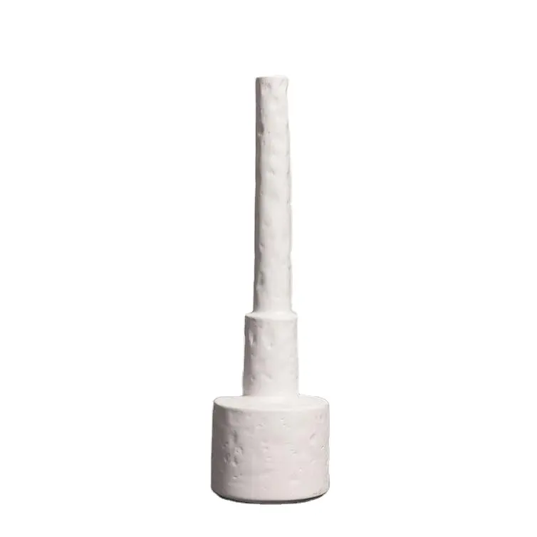 Nordic modern minimalist ceramic vase Touda bottle white home decor cafe hotel living room
