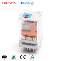 Relay Elektromagnetik Miniatur Tertutup 11 Pin DAQCN 70.3 3Z Contact Ratings untuk Kegunaan Umum