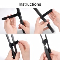 Antenne pliable double bande UV 48cm 33cm SMA femelle pour radio bidirectionnelle, talkie-walkie, radio portable