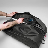Sac à dos de tennis imperméable en TPU noir