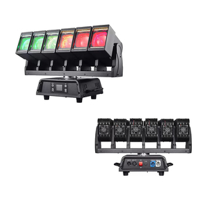 Dernier modèle de projecteur de scène à tête mobile LED 6*60W Thousand Hand Guanyin, à focalisation <span class=keywords><strong>et</strong></span> déplacement contrôlés par points, effet matriciel - Product Image 6