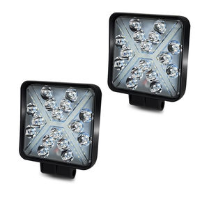 48W Stainless Steel Bracket Square White and Yellow Car <b>LED</b> <b>WORK</b> <b>LIGHT</b> - Product Image 1